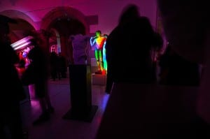 Impressionen von der Vernissage der Installation "Licht der Götter" von Serge Le Goff.