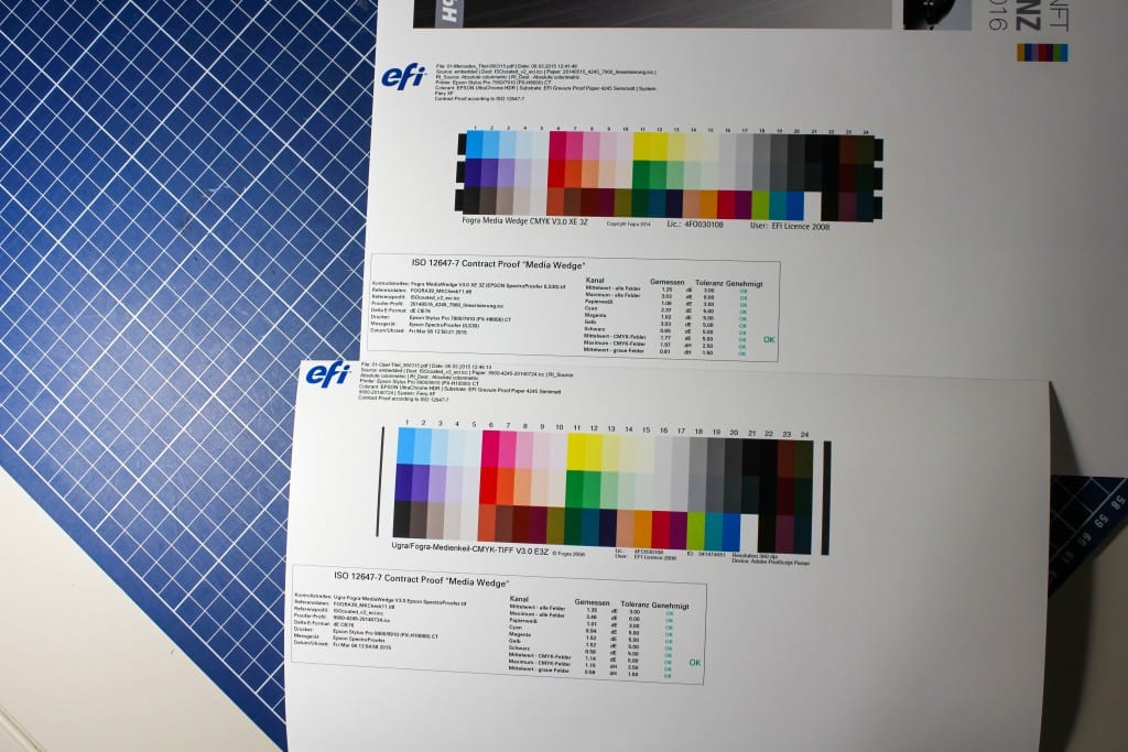 Difference Fiery XF 6.1 SpectroProofer ILS30 and ILS20 the Ugra / Fogra Media Wedge CMYK V3