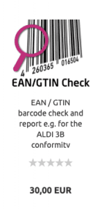 EAN/GTIN Check at shop.proof.de