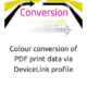 DeviceLink PDF Colour Conversion